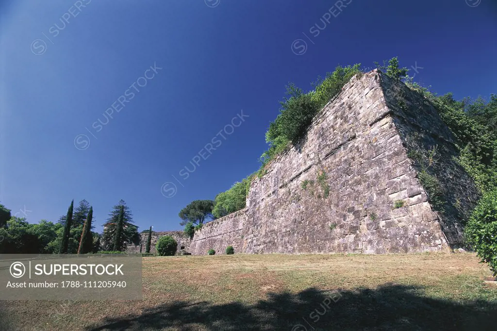 Bastion of the Medici Fortress 1538 1560 Arezzo Tuscany Italy