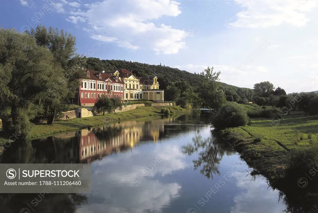 Zbraslav Castle, originally a Cistercian monastery, Czech Republic.