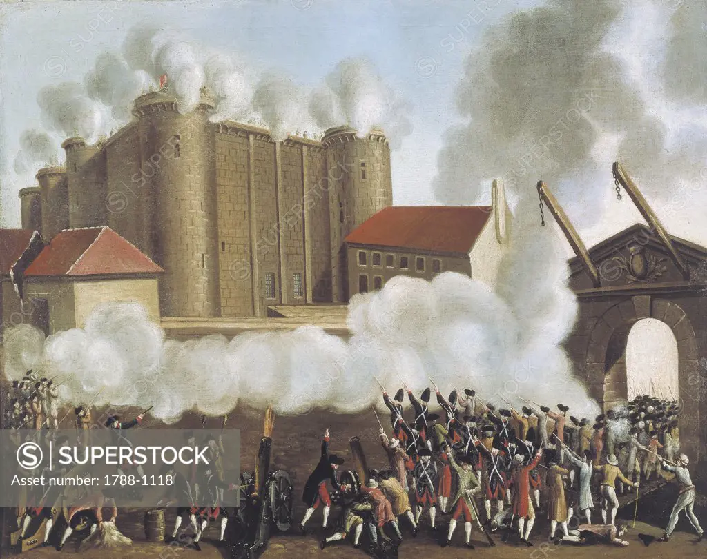 France - 18th century - The storming of the Bastille