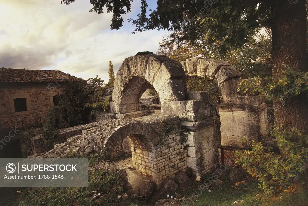 Italy - Molise Region -  Sepino - Ruins of Saepinum - Theatre
