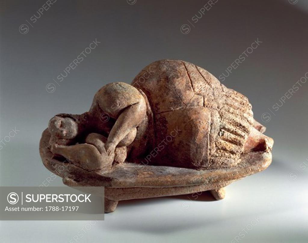 Terracotta statue known as the 