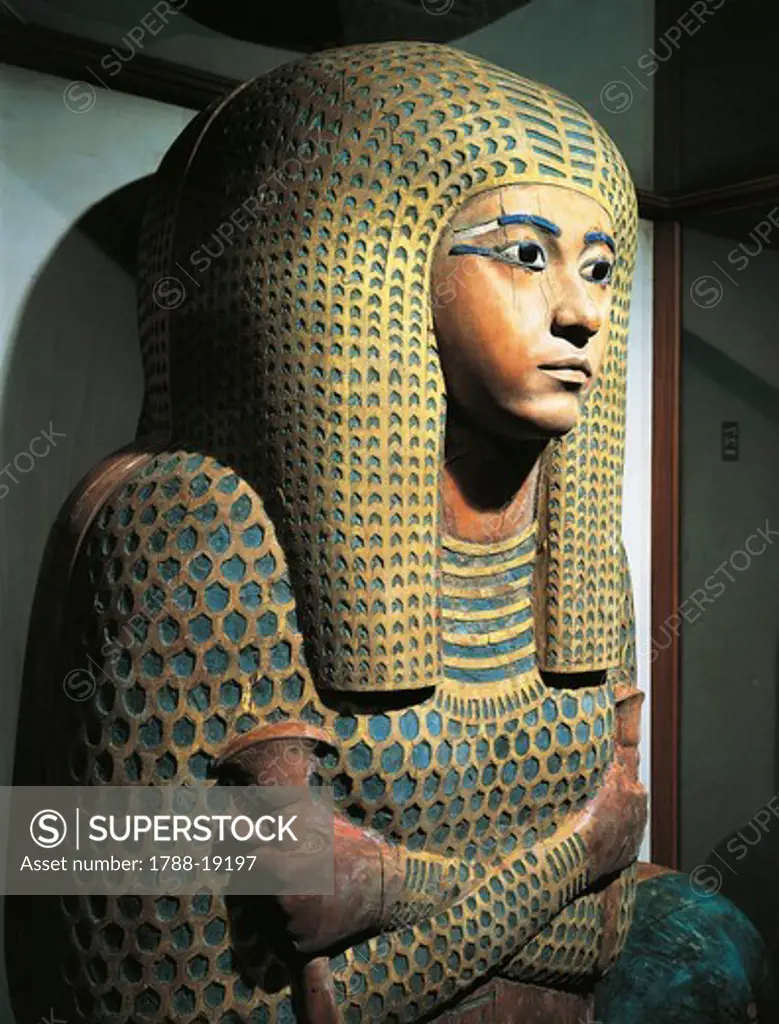 Sarcophagus of Queen Ahmose Merit-Amon from Thebes