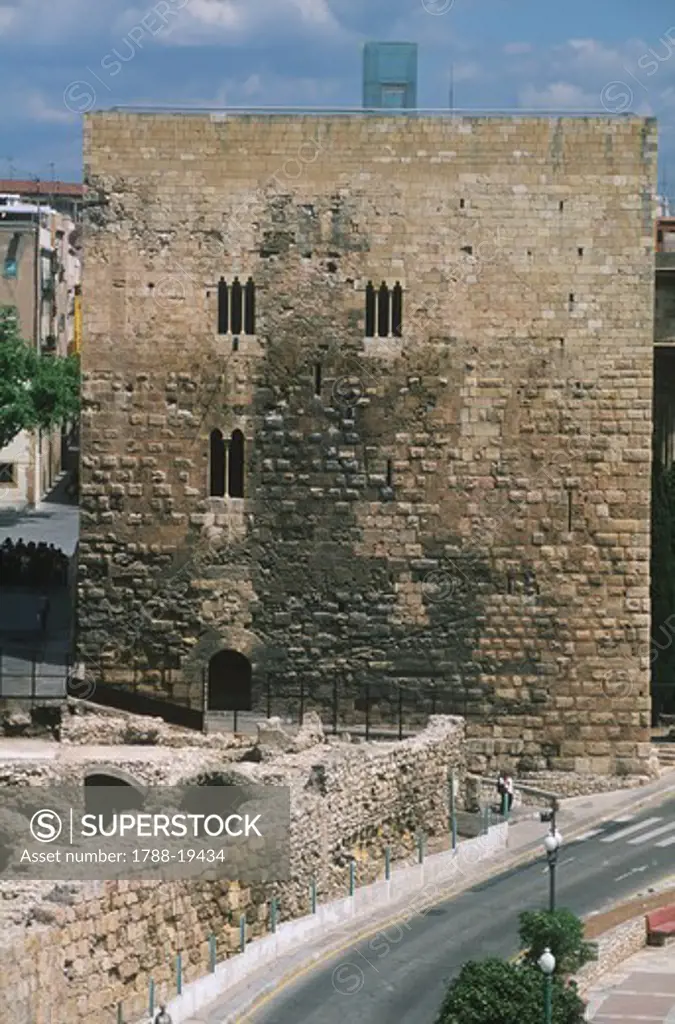 Spain, Catalonia, Tarragona, Military building, Castrum Praetorium