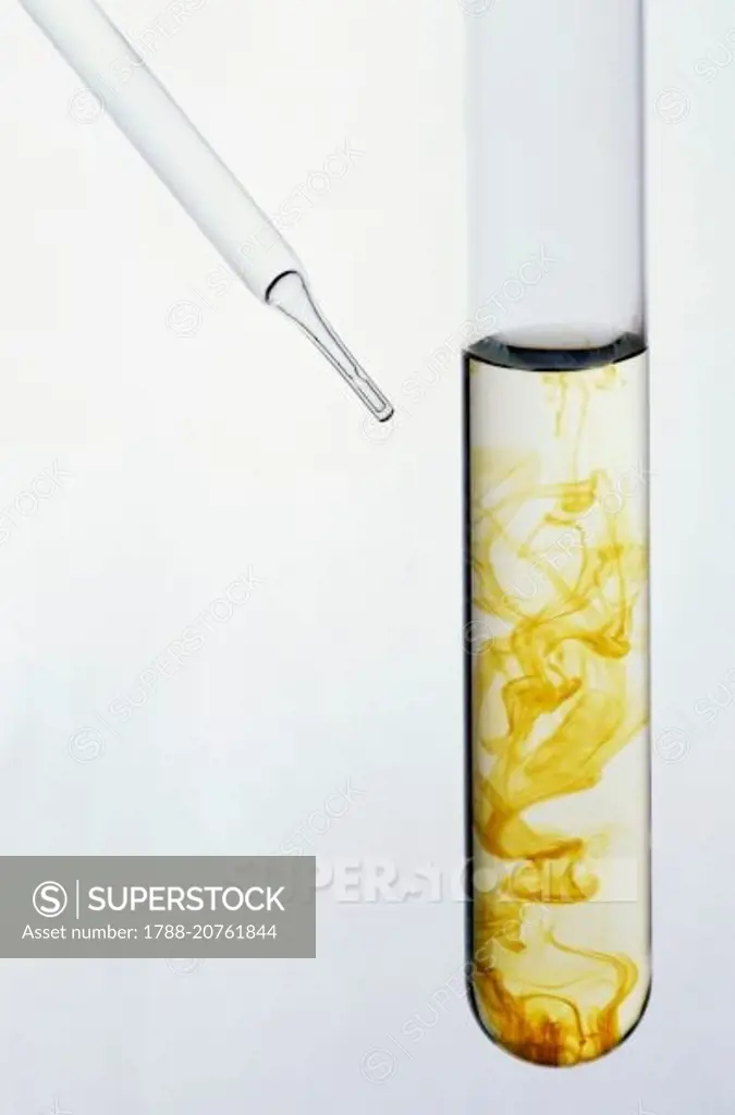 Precipitate of silver iodide.