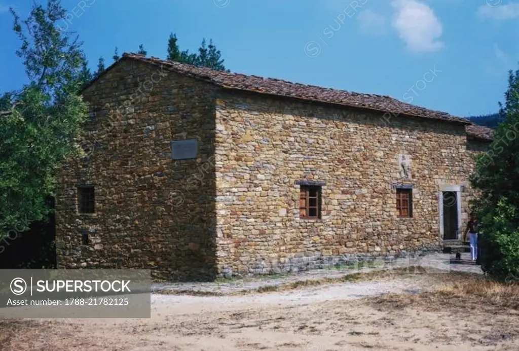 Birthplace of Leonardo da Vinci (1452-1519), Vinci, Tuscany, Italy.