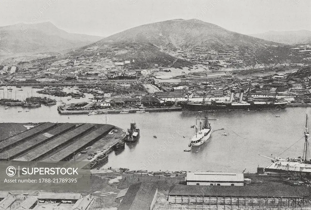 View of Port Arthur (now Lushunkou), China, Russo-Japanese war 