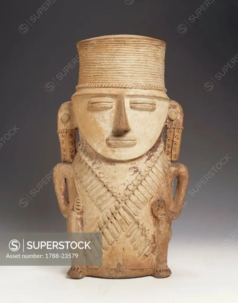 Terracotta vessel, Chibcha (or Muisca) culture