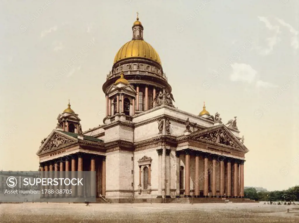 Saint Isaac's Catherdral, St. Petersburg, Russia 20th century.