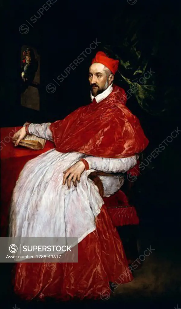 Portrait of Charles de Guise, Cardinal de Lorraine, by El Greco (1541-1614).