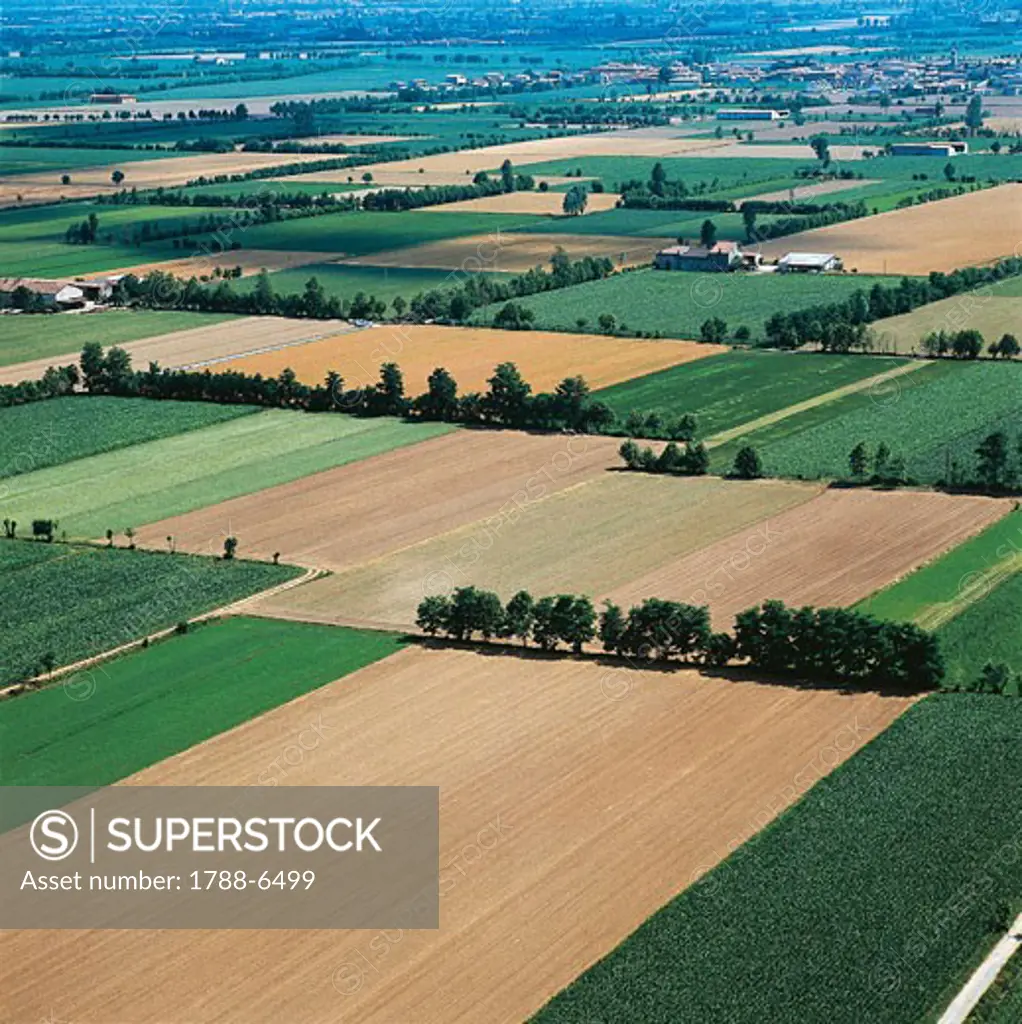 Italy - Lombardy Region - Padana Plain in the province of Brescia