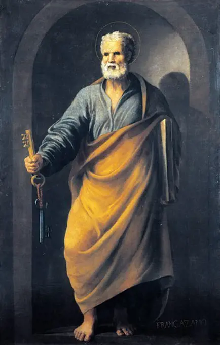 St Peter, by Cesare Fracanzano (1600-1652).