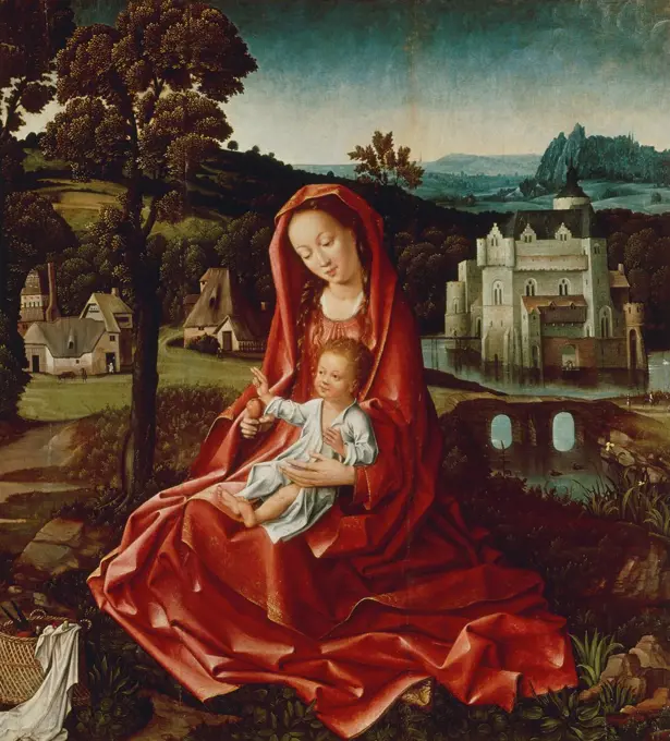 Madonna with Child, by Gerard David (ca 1460-1523).