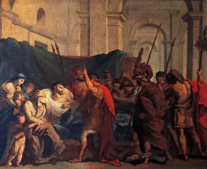 Death of Germanicus, by Jean-Louis Theodore Gericault (1791-1824).