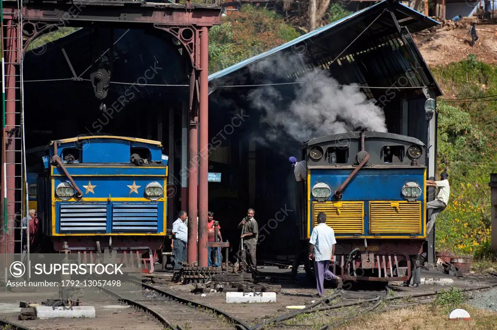 India, Tamil Nadu State, the Nilgiri Mountain Railway (NMR), opened in June 1899, listed as World Heritage by UNESCO and connecting Mettupalayam to Oo...