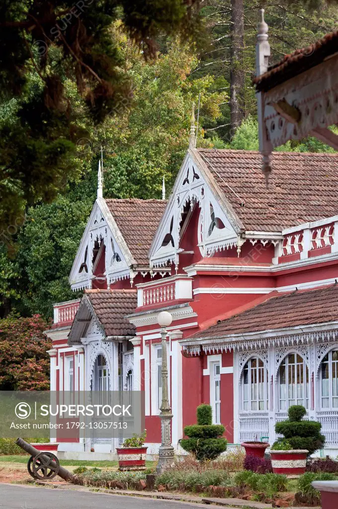 India, Tamil Nadu State, Ooty, a hill station in the Nilgiri Hills (Blue Hills) at an altitude of 2200m founded by the Britishat the 19th century, the...