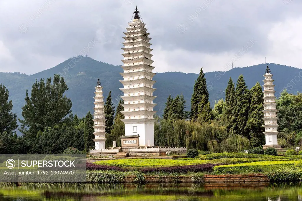 China, Yunnan province, Kumming, the Kumming Ethnic Minorities, Yunnan ethnic, Pagoda