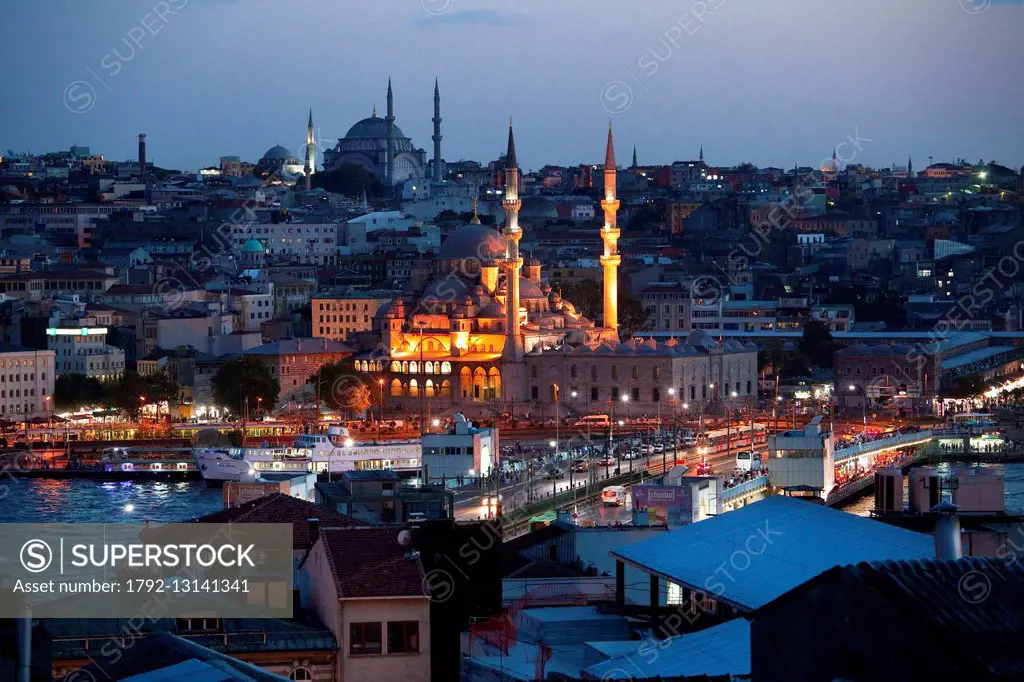 Turkey, Istanbul, historical centre listed as World Heritage by