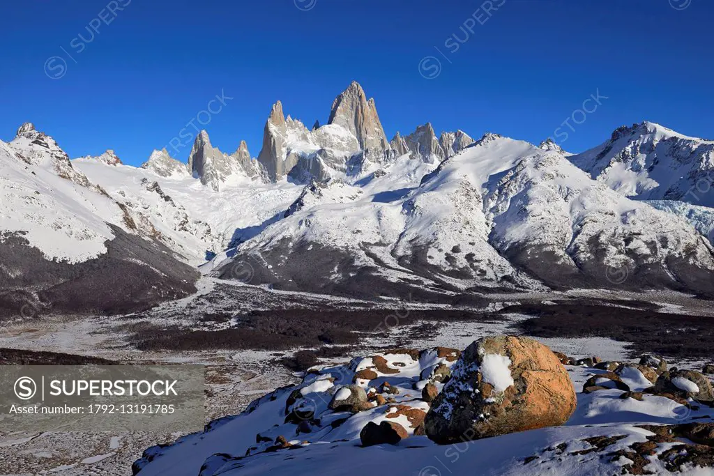 Argentina Patagonia Santa Cruz El Chalten Fitz Roy and aguja