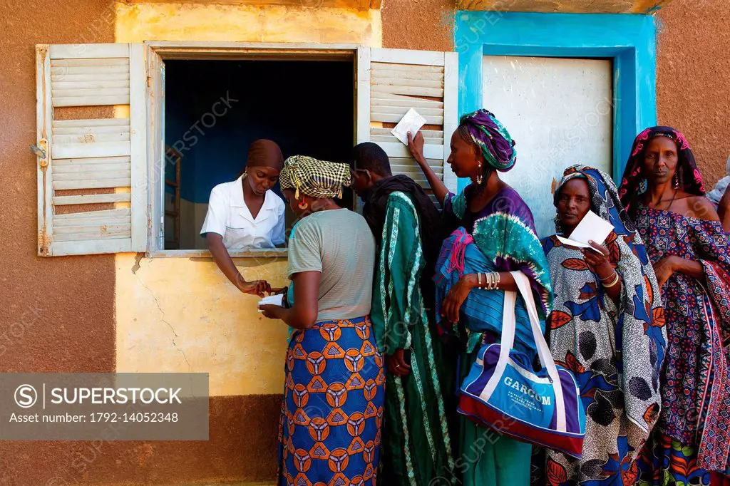 Senegal, Sahel, Ferlo region, Widou Thiengoly, Consultation clinic