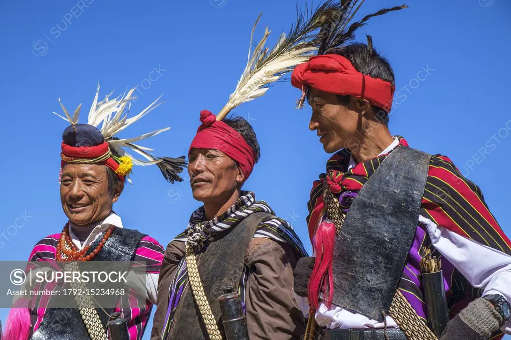 Myanmar (Burma), Chin State, Mindat, local festival with