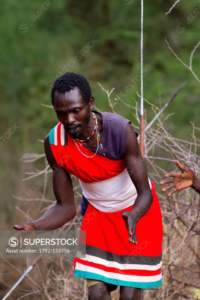 Kenya, Great Rift Valley, Lake Bogoria National Reserve, Endorois people celebrating the return to their land