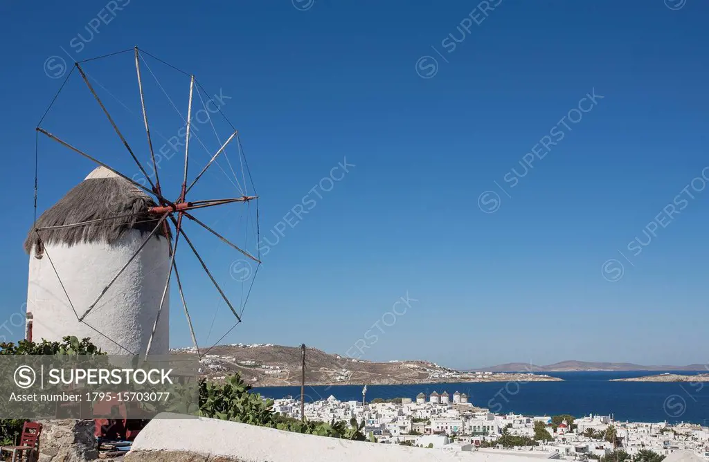 Windmill in Mykonos, Greece