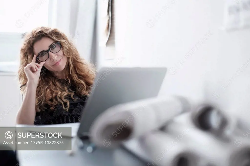 Woman working in office