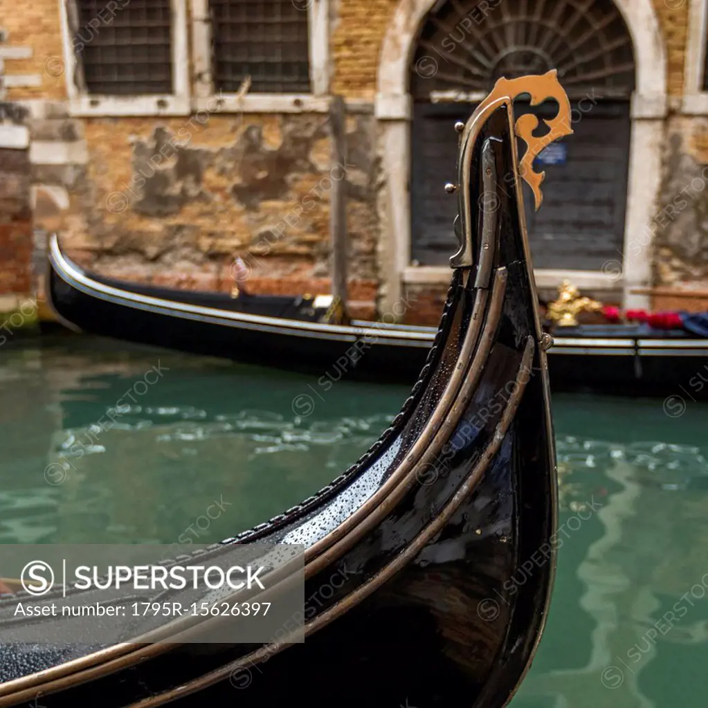 Gondola on Grand Canal in Venice, Italy