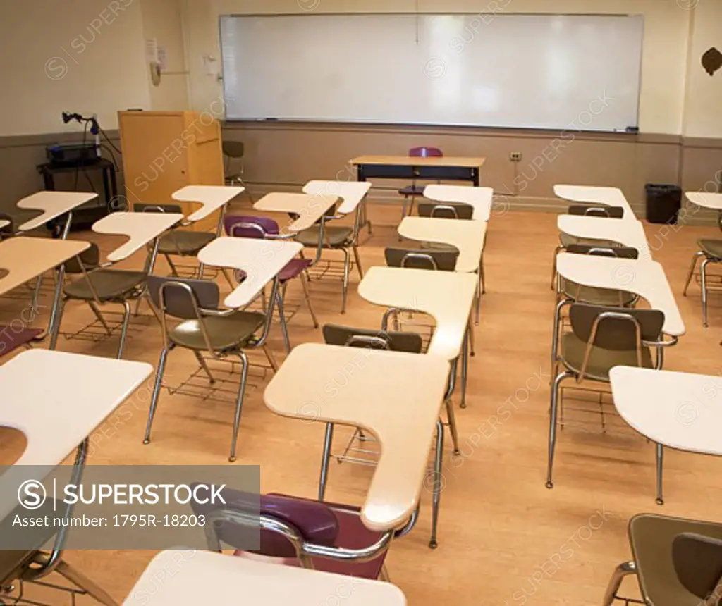 Empty classroom