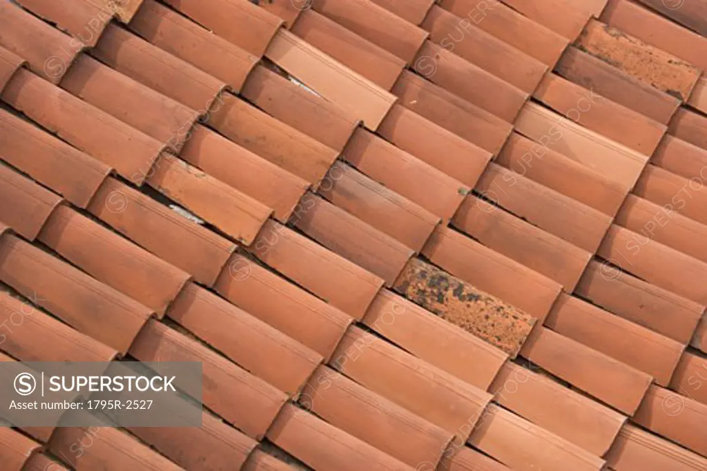 Terracotta roof tiles Italy