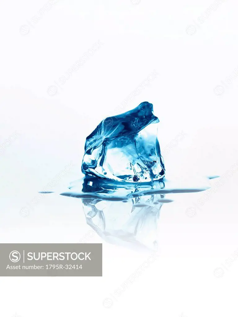 Melting ice cube