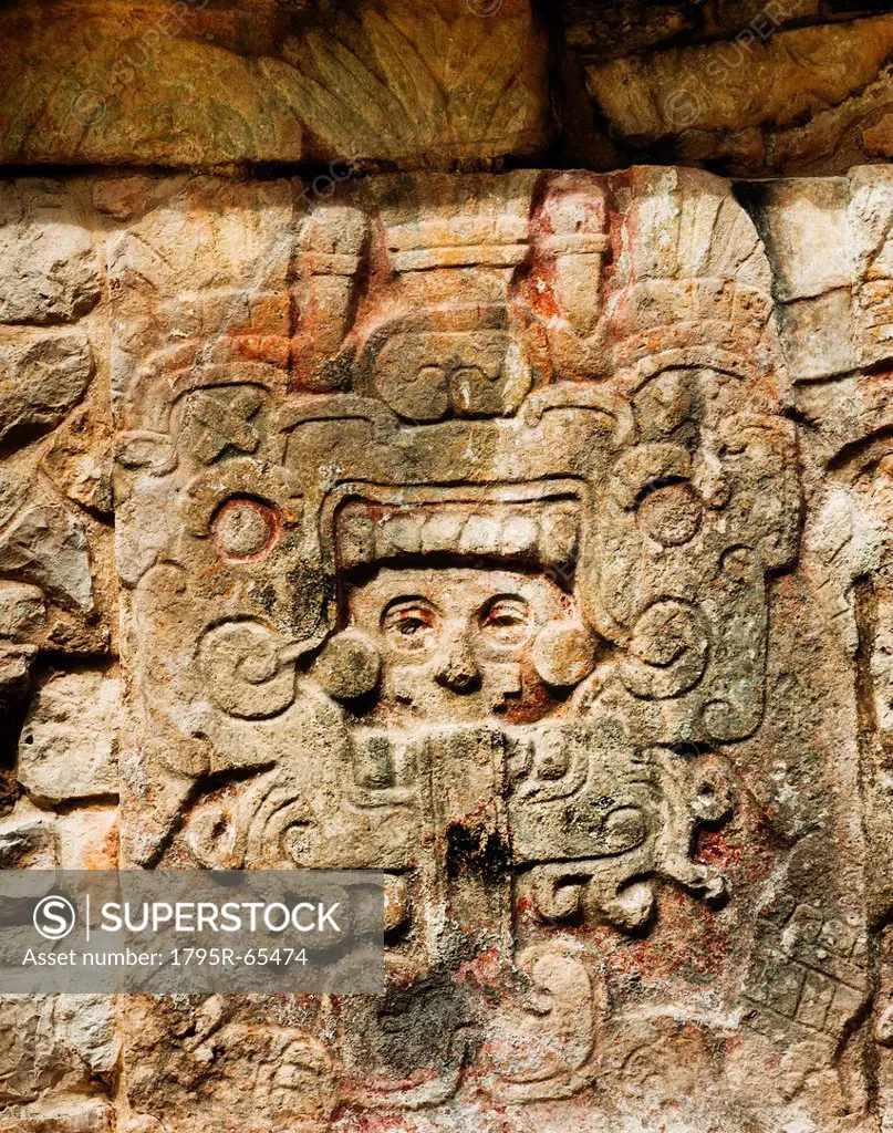 Mayan ruins, Carvings