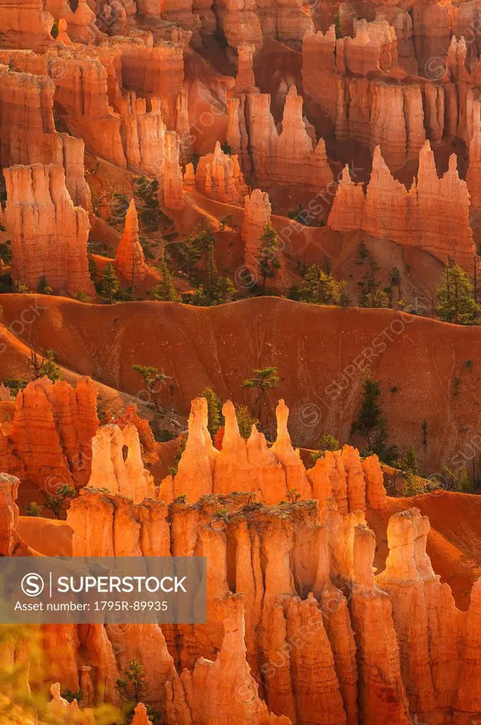 Elevated view of rocks