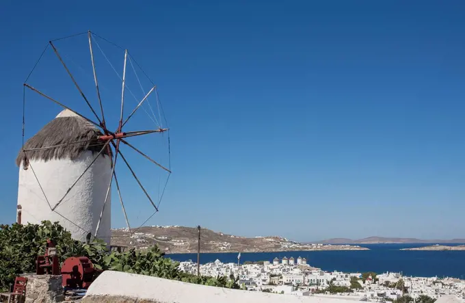 Windmill in Mykonos, Greece