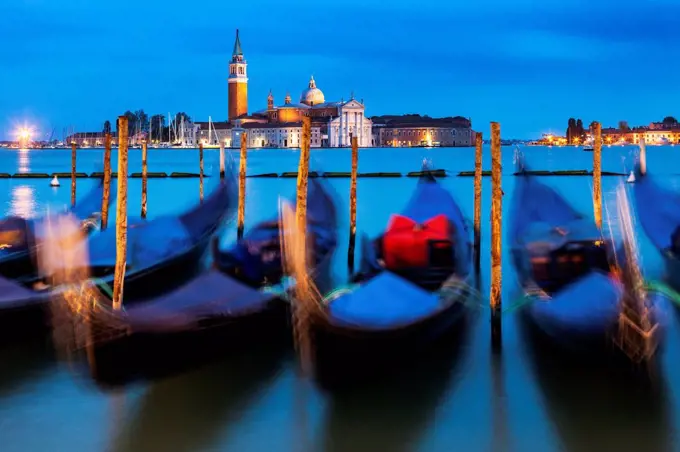 Gondolas in Venice Venice, Veneto, Italy