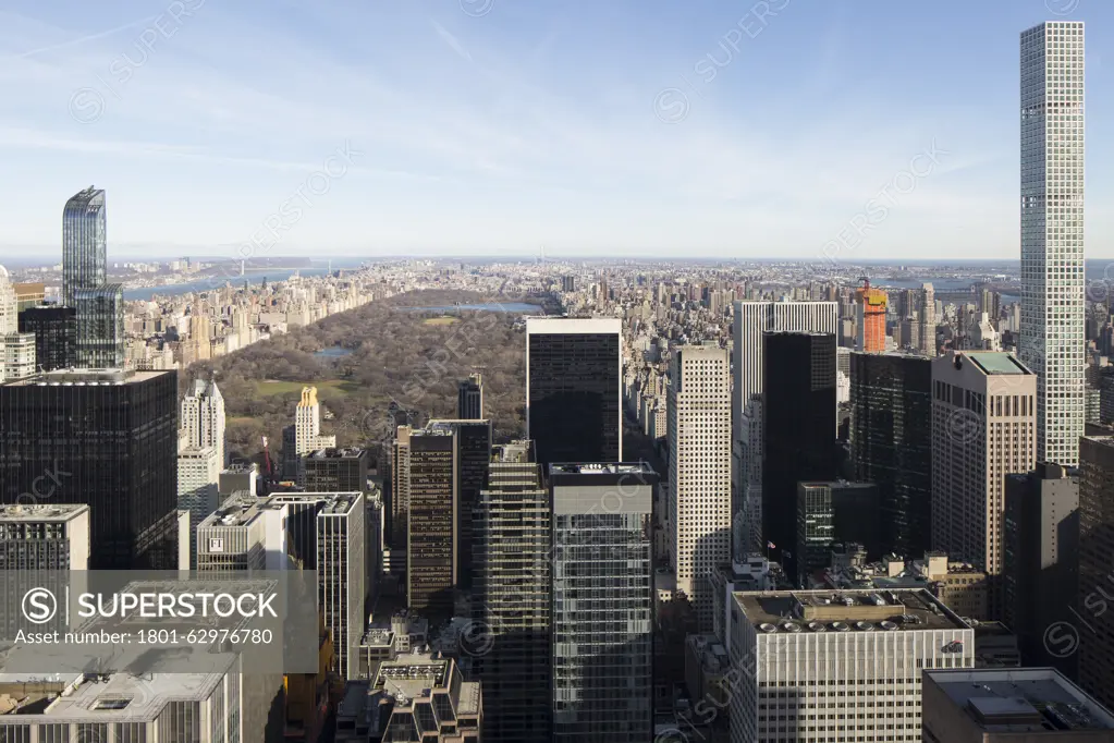 View of New Yok skyline 2017. New York Cityscapes 2017, New York City, United States. Architect: various, 2017.