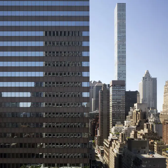 View of New York skyline. New York Cityscapes 2017, New York City, United States. Architect: various, 2017.