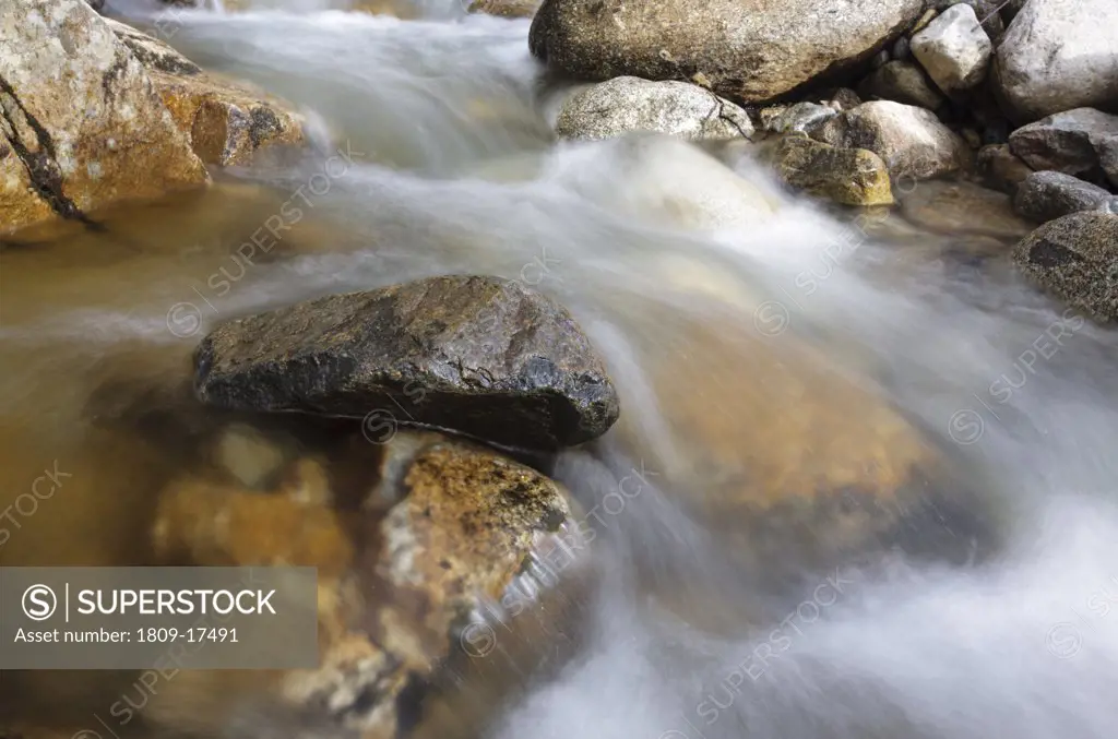 Lafayette Brook Scenic Area - Lafayette Brook in the White Mountains, New Hampshire USA during the spring months