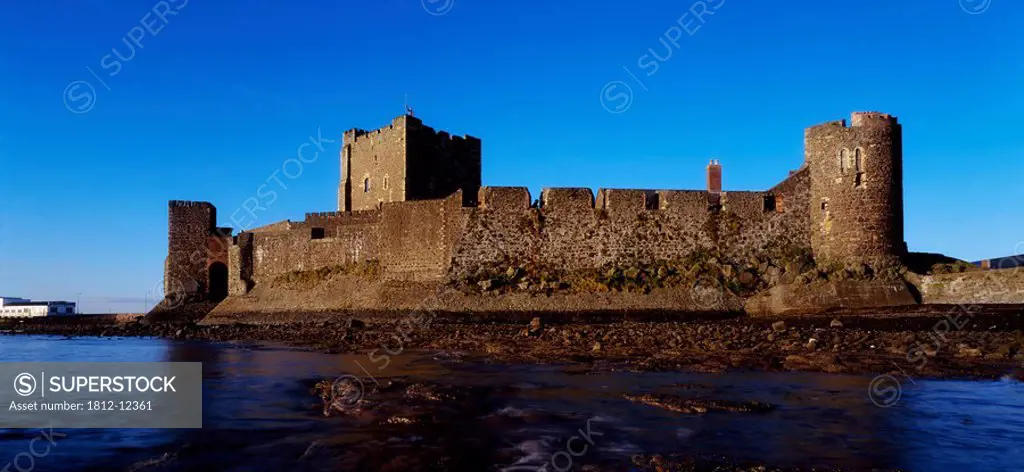 The Norman Castle 1200 Ad, At Carrickfergus, Co Antrim, Ireland