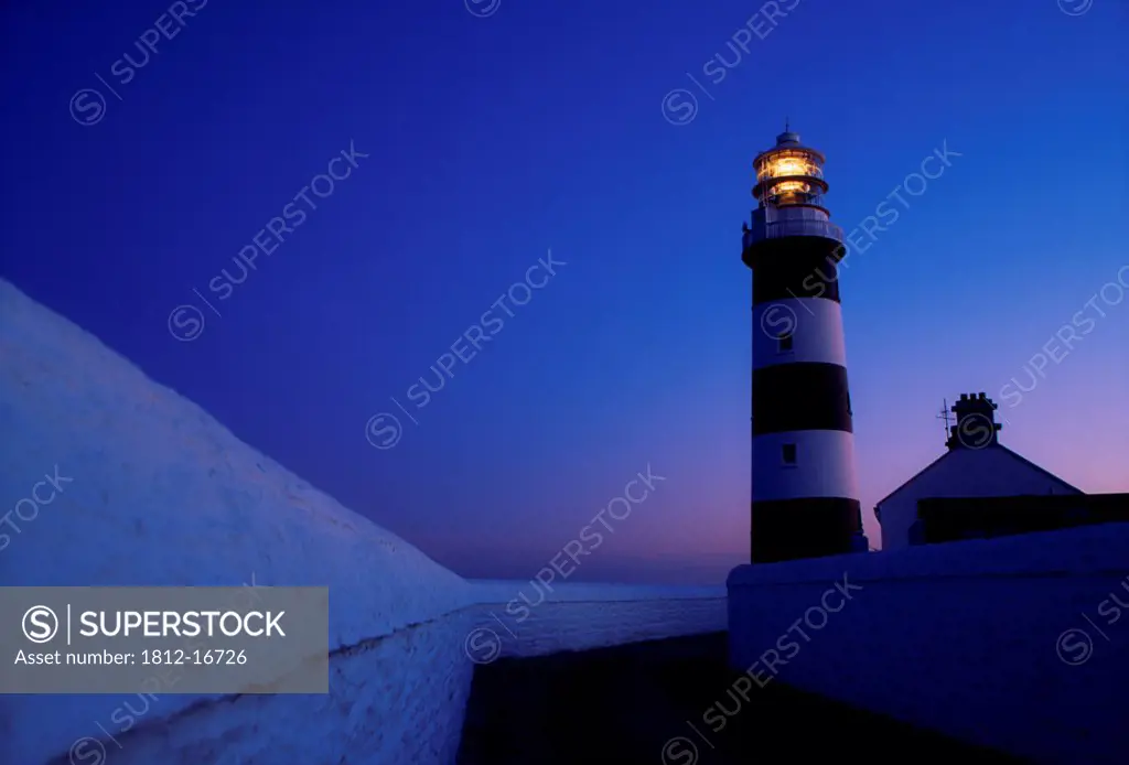 Old Head Of Kinsale, County Cork, Ireland; Lighthouse Beacon