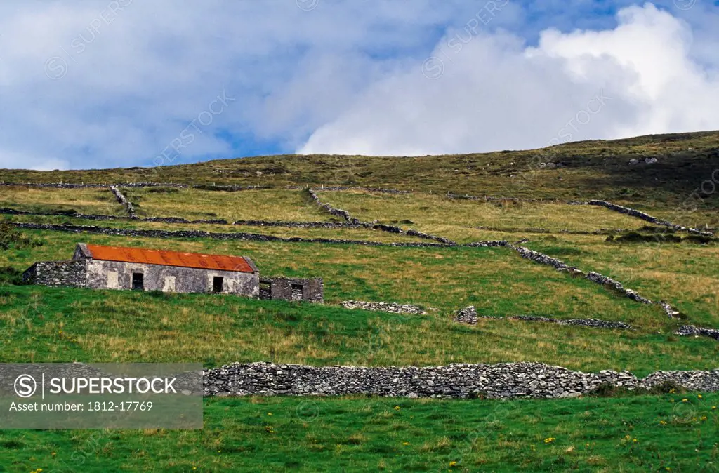 Ring Of Skellig, County Kerry, Ireland; Old Irish Rustic Farmstead