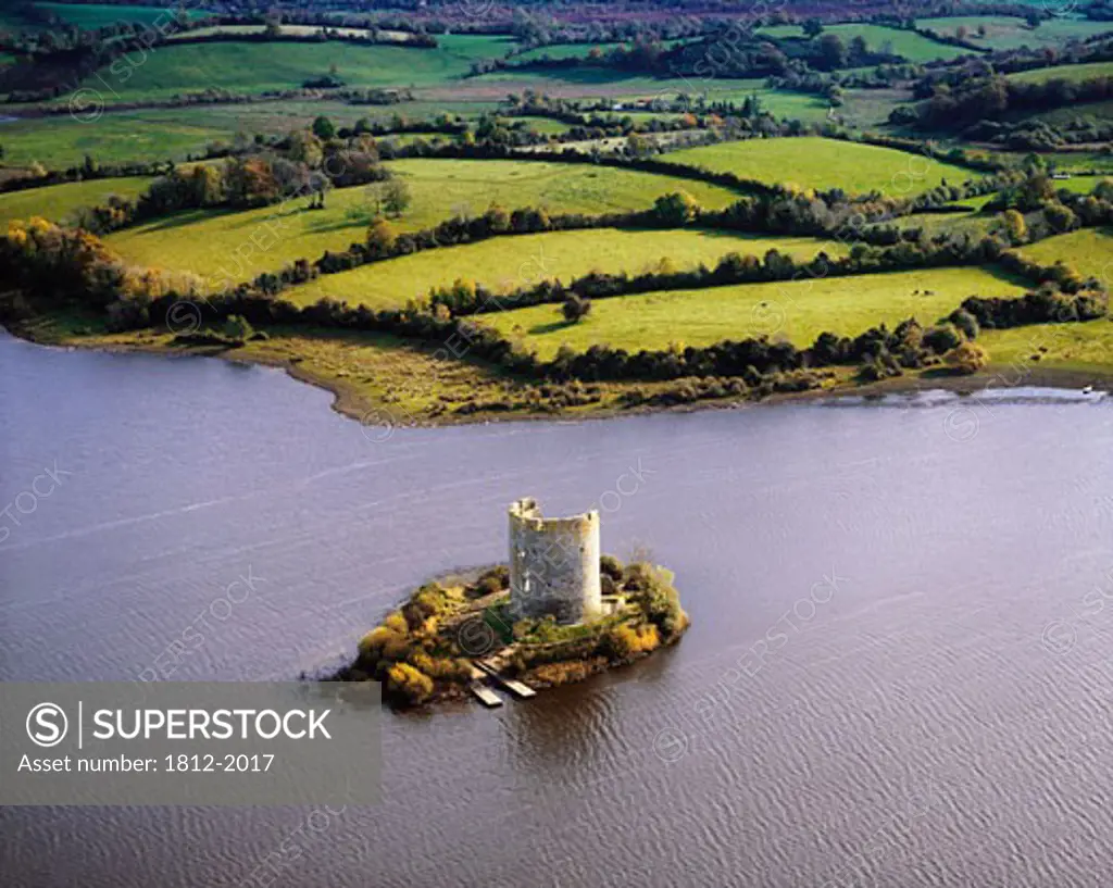 Co Cavan, Lough Oughter, Cloughoughter Castle