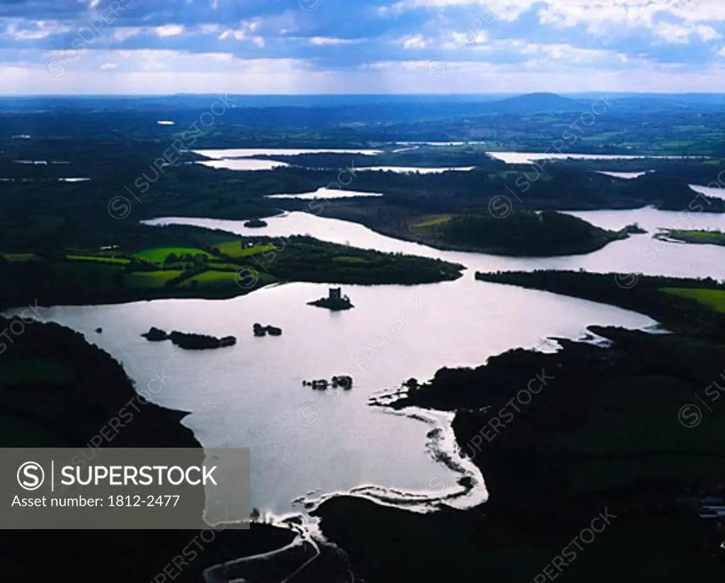 Lough Oughter, Cloughoughter Castle, Co Cavan, Ireland