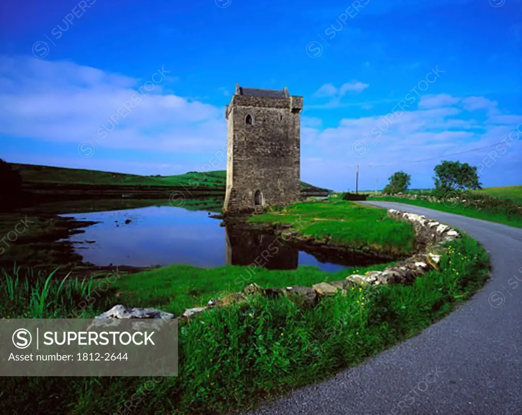 Rockfleet Castle (Carraigahowley Castle), Co Mayo, Ireland, 16th Century tower house associated with Grace O'Malley