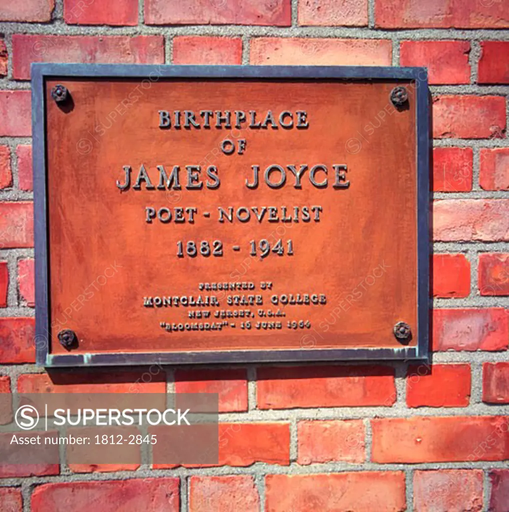 Birthplace Of James Joyce, 41 Brighton Square, Rathgar, Co Dublin, Ireland