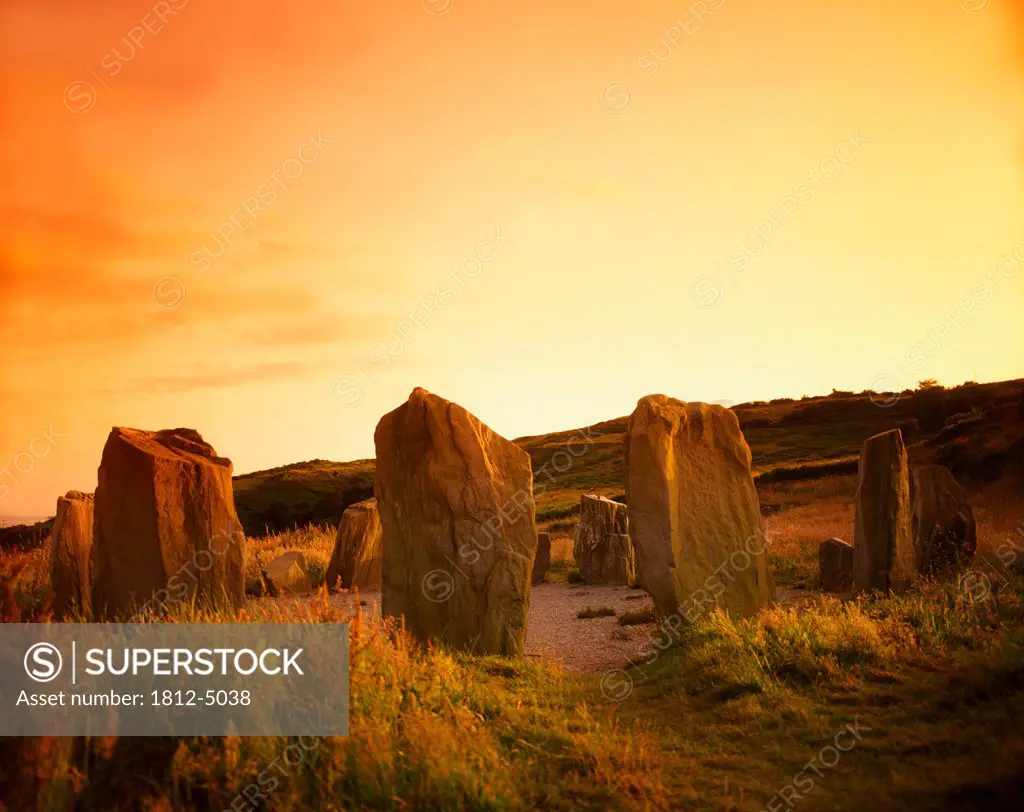 Drombeg Stone Circle, Near Glandore, Co Cork, Ireland