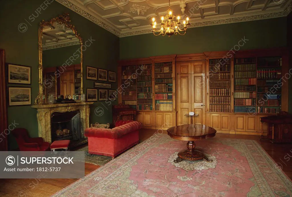 Muckross House, Killarney, County Kerry, Ireland; Historic interior