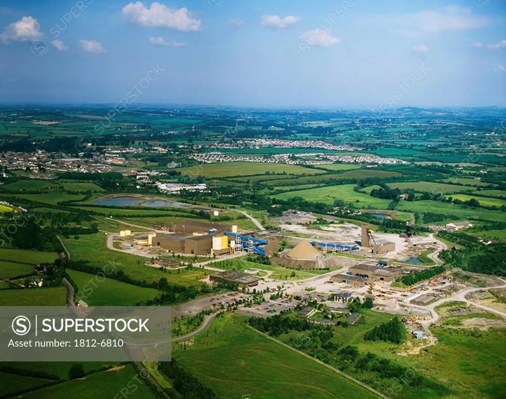 Aerial View of Tara Mines, Navan, Co Meath, Ireland