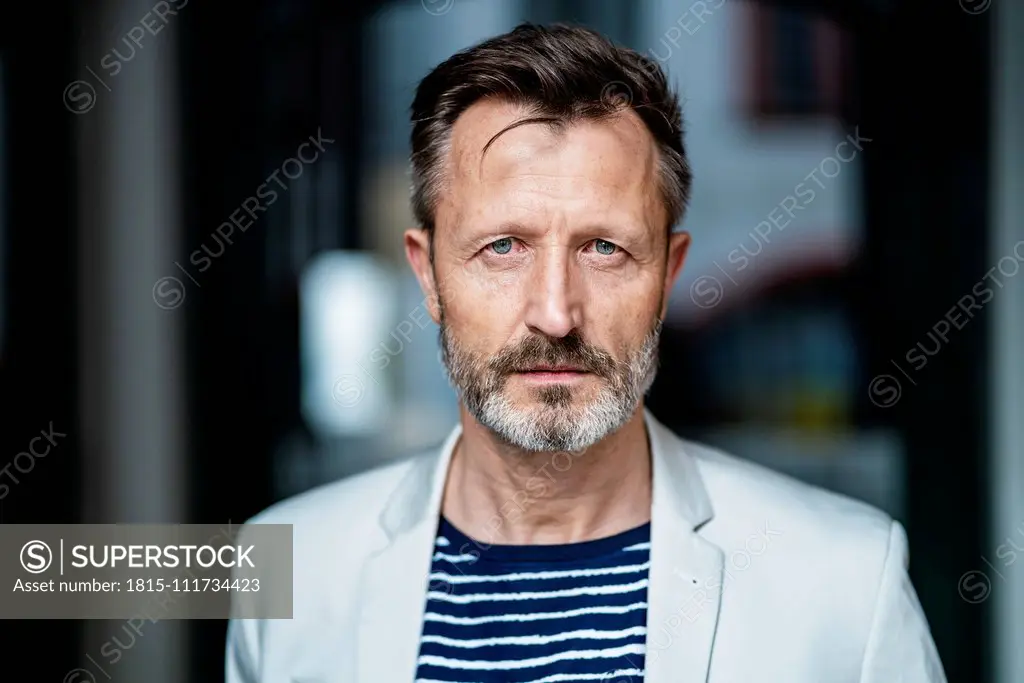 Portrait of mature man with greying beard