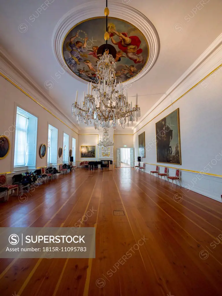 Germany, Eutin, Eutin Castle, Showrooms with historic interiors